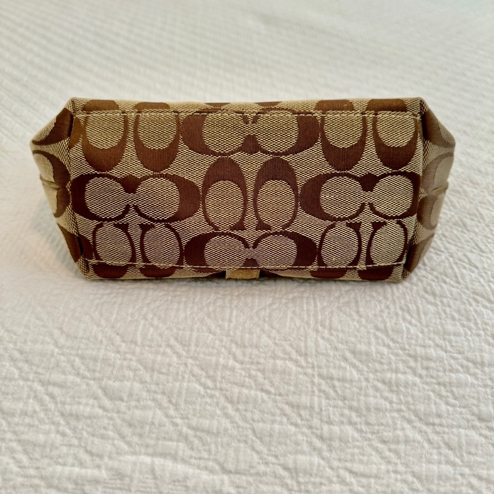 Coach signature mini pochette bag beading monogram rare limited edition vintage - Picture 6 of 11